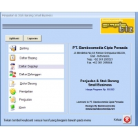Software Penjualan & Stok Barang Small Business
